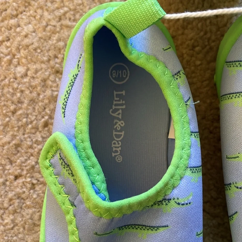 Lily & Dan Alligator Water Shoes - Toddler Size 9/10